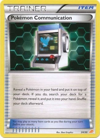Comunicación Pokémon (24/30) [Negro y Blanco: Kit de Entrenador - Excadrill]