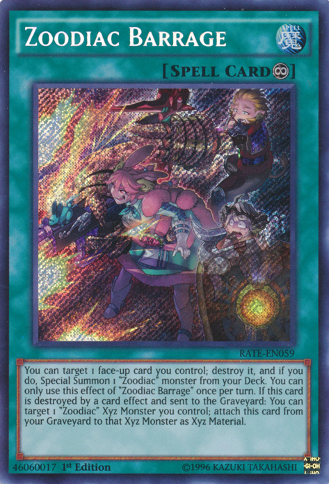 Barrage Zoodiaque [RATE-FR059] Secret Rare