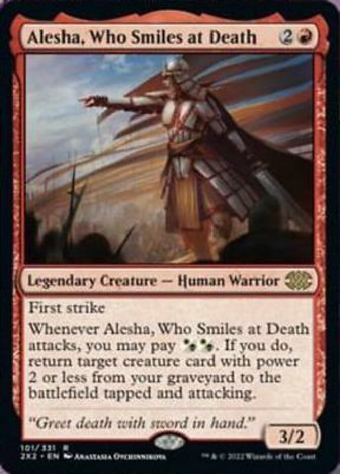 Alesha, Qui sourit à la mort [Double Masters 2022]