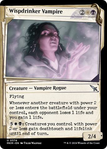 Vampire buveur de souffle (Présentation) [Meurtres au manoir Karlov]