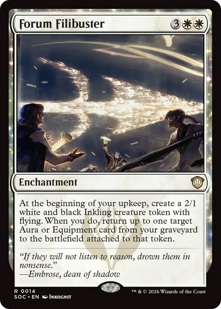 El filibustero del foro [Secretos de Strixhaven Commander]