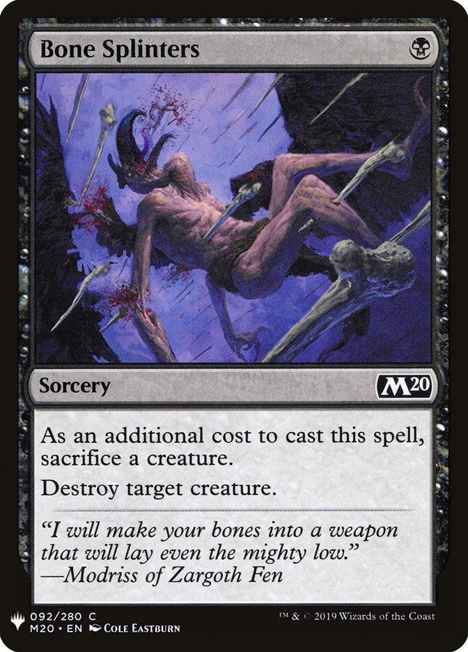 Éclats d'os [Mystery Booster]