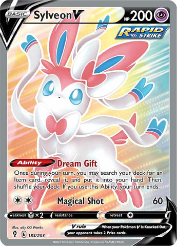 Sylveon V (183/203) [Espada y Escudo: Cielos Evolutivos]