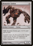 Gólem de Hematita [The List]