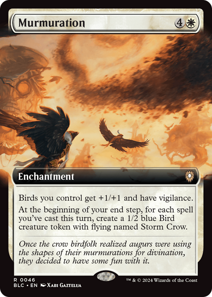 Nuée (Extended Art) [Bloomburrow Commander]