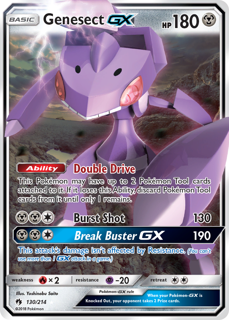 Genesect GX (130/214) [Sol y Luna: Truenos Perdidos]