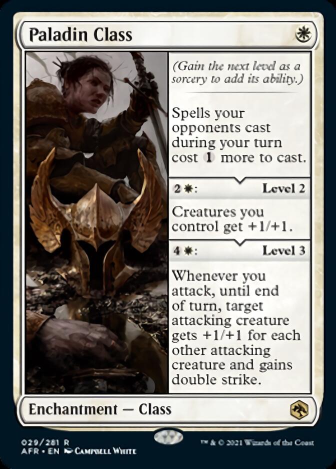 Classe Paladin [Donjons et Dragons : Aventures dans les Royaumes Oubliés]