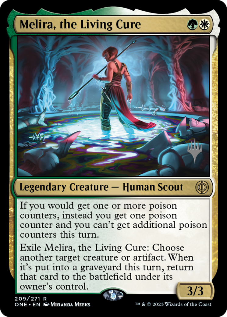 Melira, la cure vivante (Promo Pack) [Phyrexia : Tout sera un – Promos]