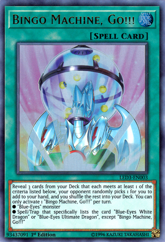 Máquina de Bingo, ¡¡¡Adelante!!! [LED3-EN003] Ultra Rara