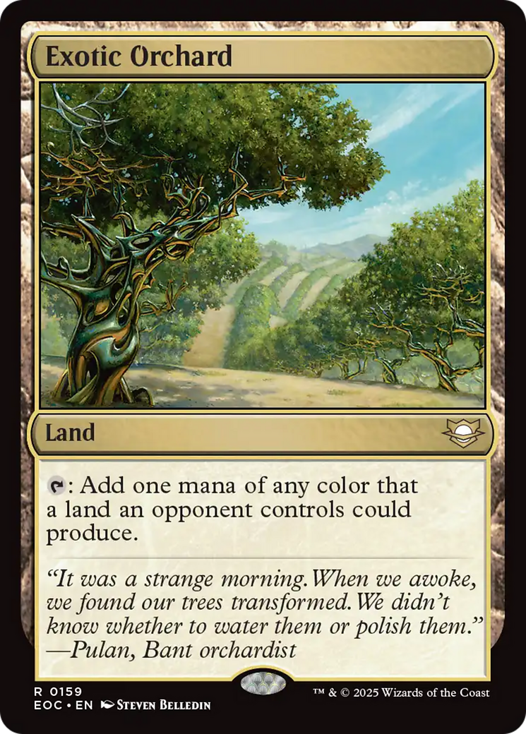 Verger exotique [Commander : Aux confins de l'éternité]