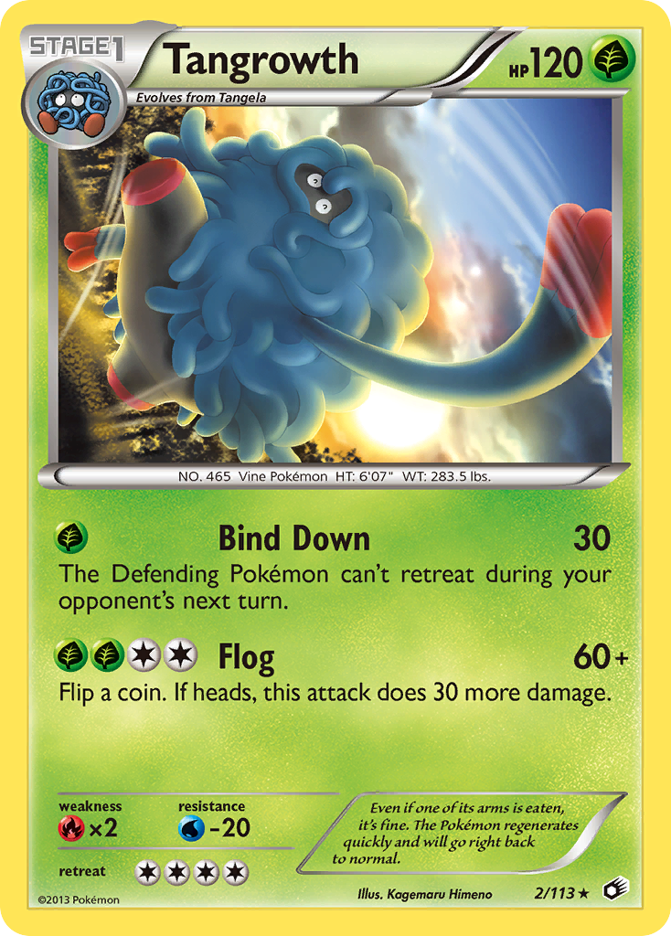 Tangrowth (2/113) [Negro y Blanco: Tesoros Legendarios]
