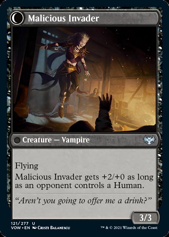Voyageur innocent // Envahisseur malveillant [Innistrad : Noce Écarlate]