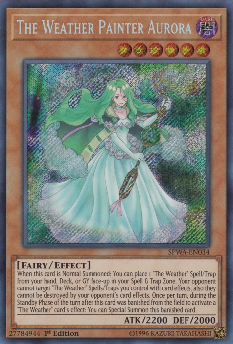 Peintre Météo Aurore [SPWA-FR034] Secret Rare
