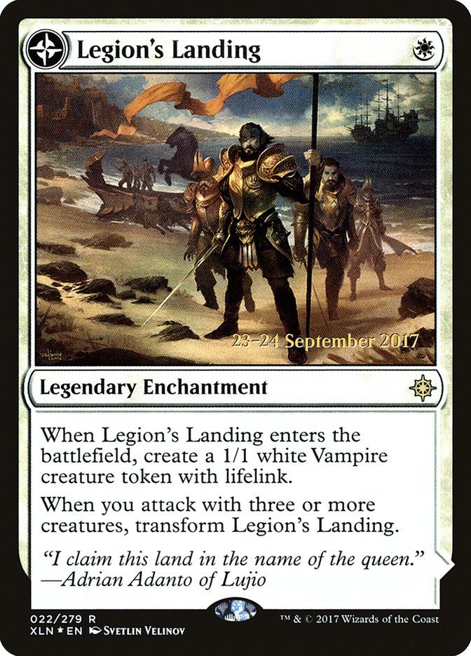 L'Avant-poste de la Légion // Adanto, la première forteresse [Cartes promos d'avant-première d'Ixalan]