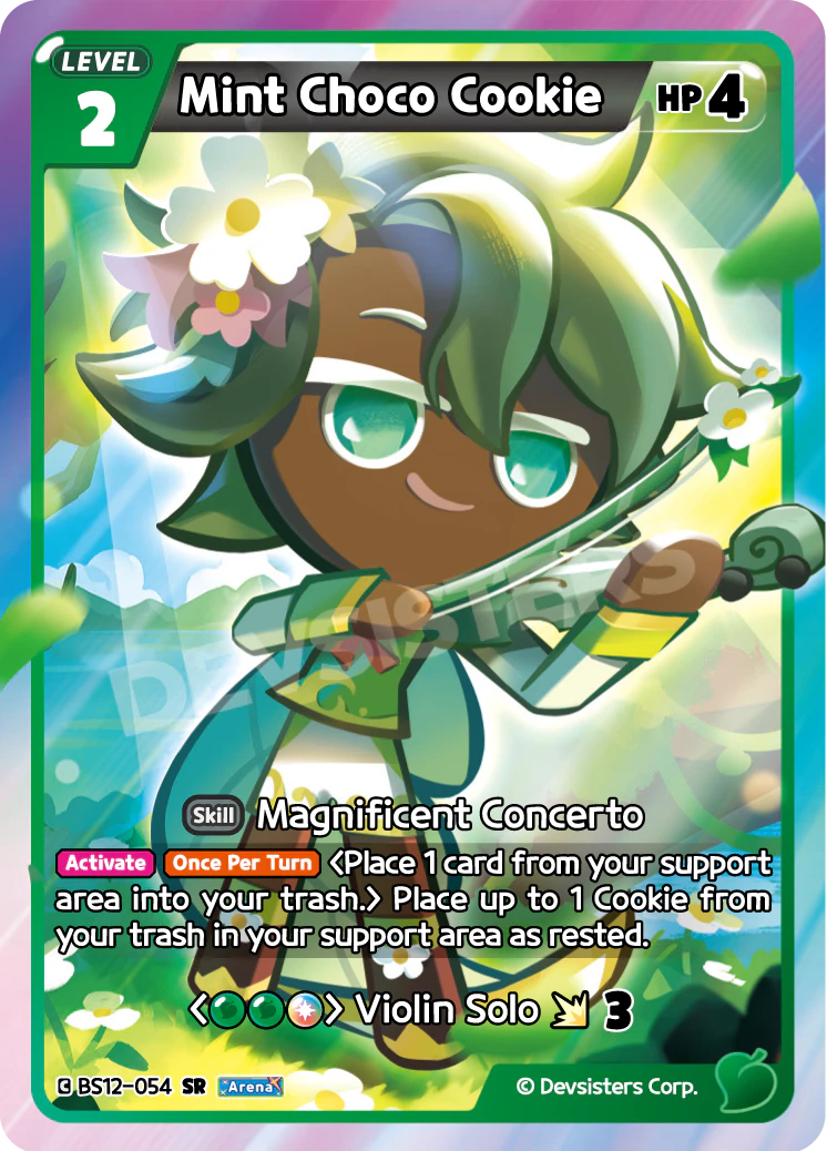 Image for Mint Choco Cookie (BS12-054) (BS12) - CookieRun: Braverse TCG