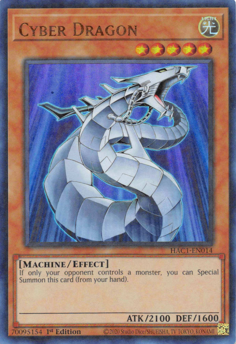 Cyber Dragon (Terminal de Duel) [HAC1-FR014] Rare Parallèle
