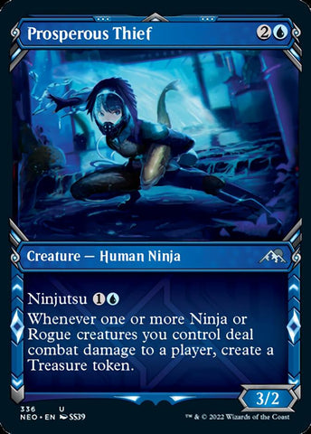 Ladrona próspera (Ninja de exhibición) [Kamigawa: Dinastía Neon]