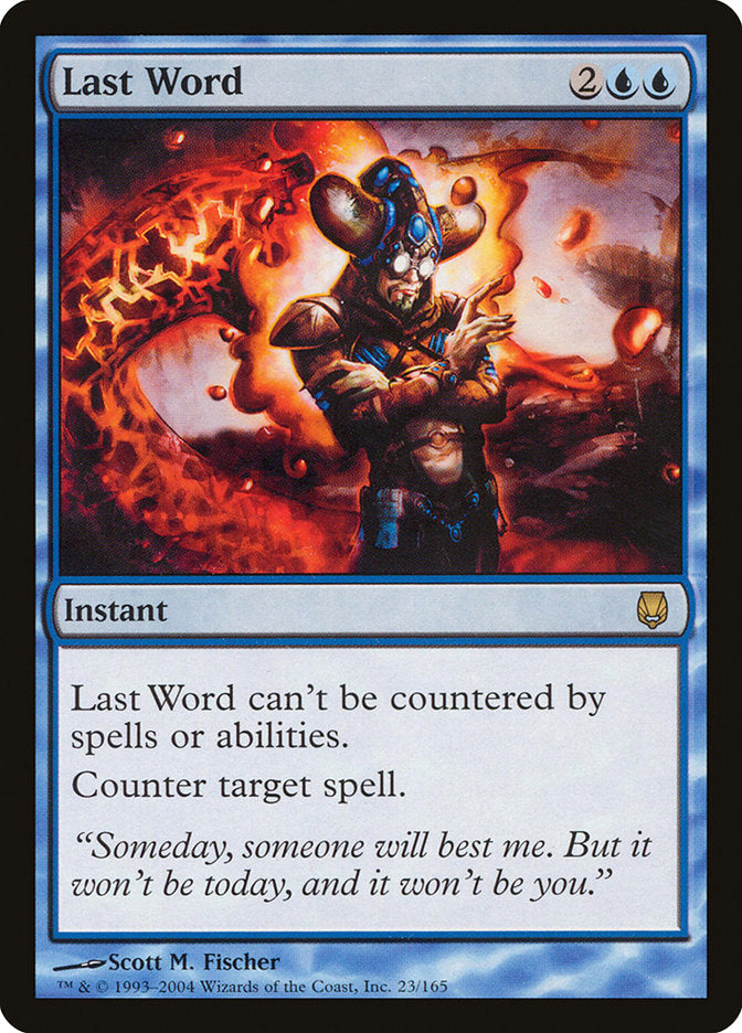 Dernier mot [Sombracier]