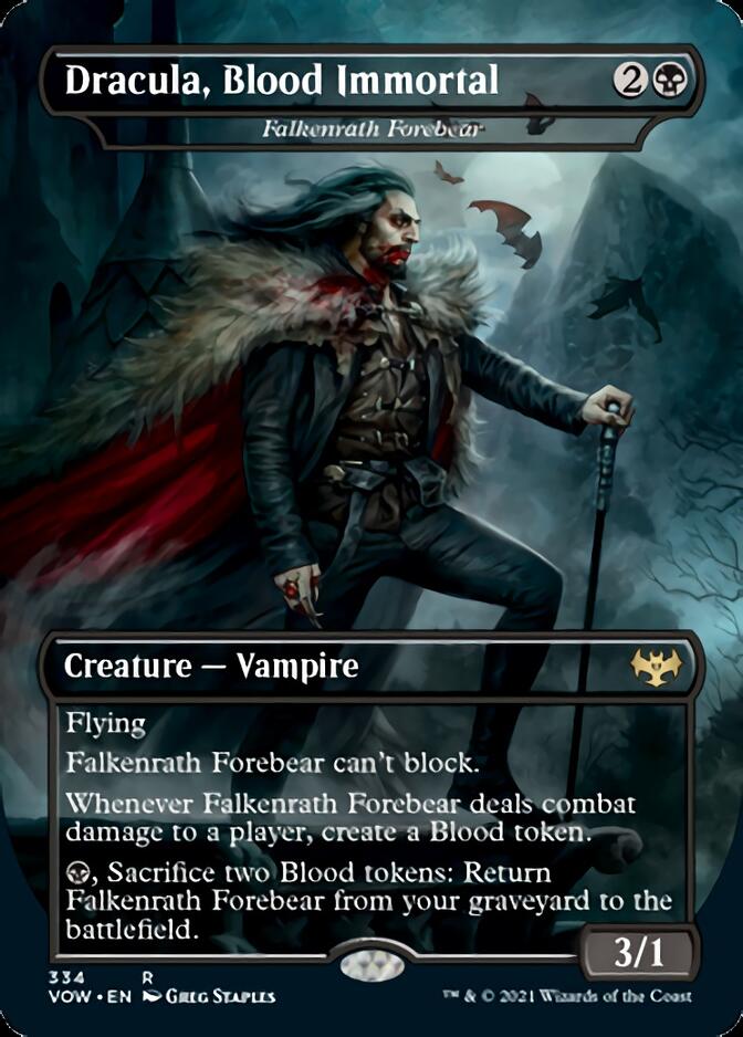Falkenrath, Ancestro - Drácula, Inmortal de Sangre [Innistrad: Voto Carmesí]