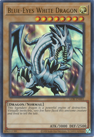 Dragon Blanc aux Yeux Bleus (25e Anniversaire) [LOB-FR001] Ultra Rare