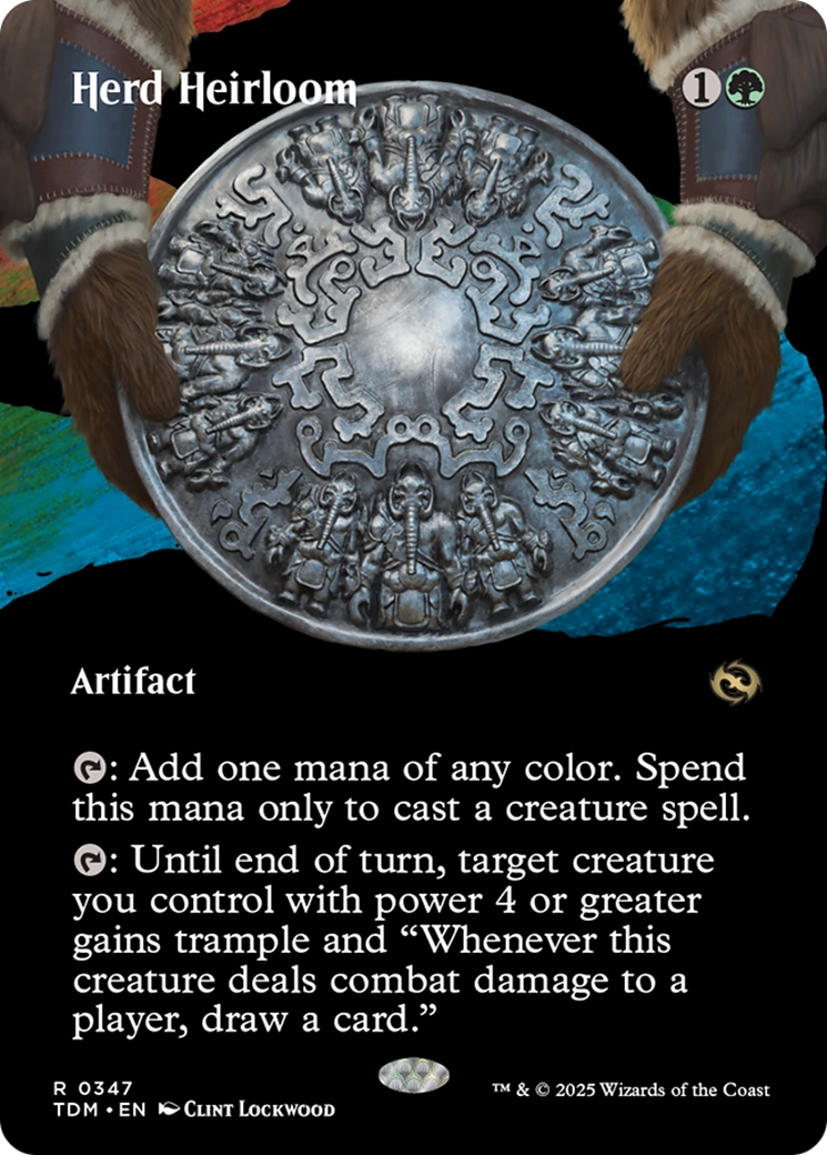 Héritier du troupeau (Sans bordure) [Tarkir : Rafale draconique]