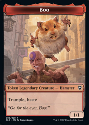 Boo jeton [Commander Legends : La Bataille de la Porte de Baldur jetons]