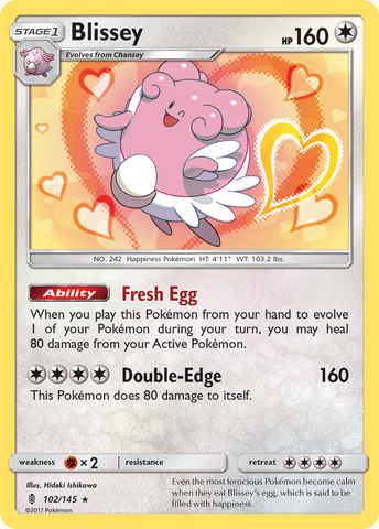 Blissey (102/145) [Sol y Luna: Albor de Guardianes]