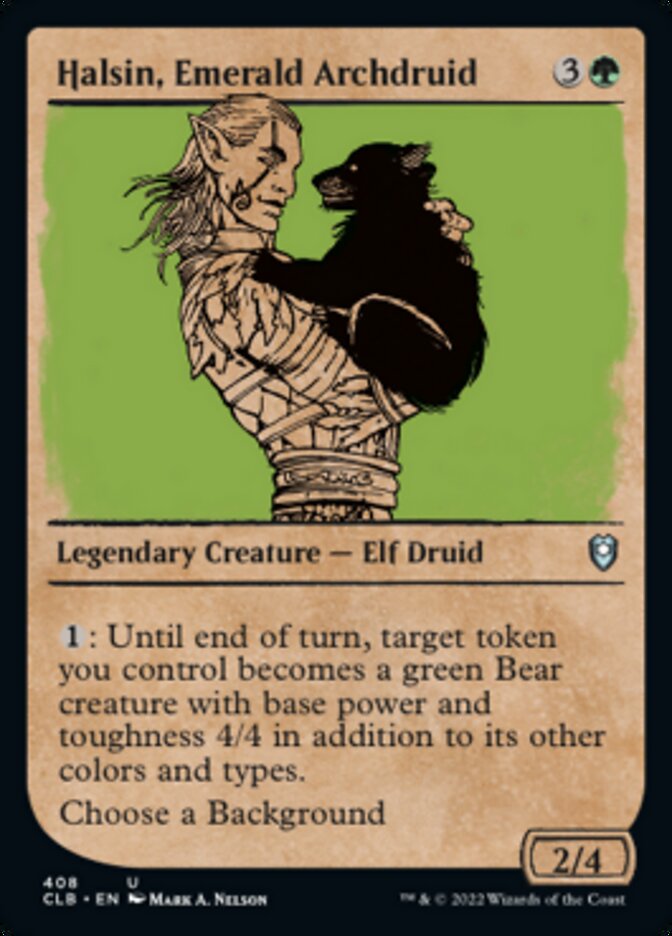 Halsin, archidruide émeraude (présentation) [Commander Legends : Battle for Baldur's Gate]