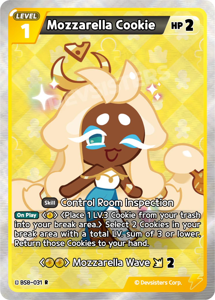 Image for Mozzarella Cookie (BS8-031) (BS8) - CookieRun: Braverse TCG