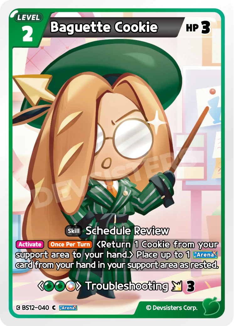 Image for Baguette Cookie (BS12-040) (BS12) - CookieRun: Braverse TCG