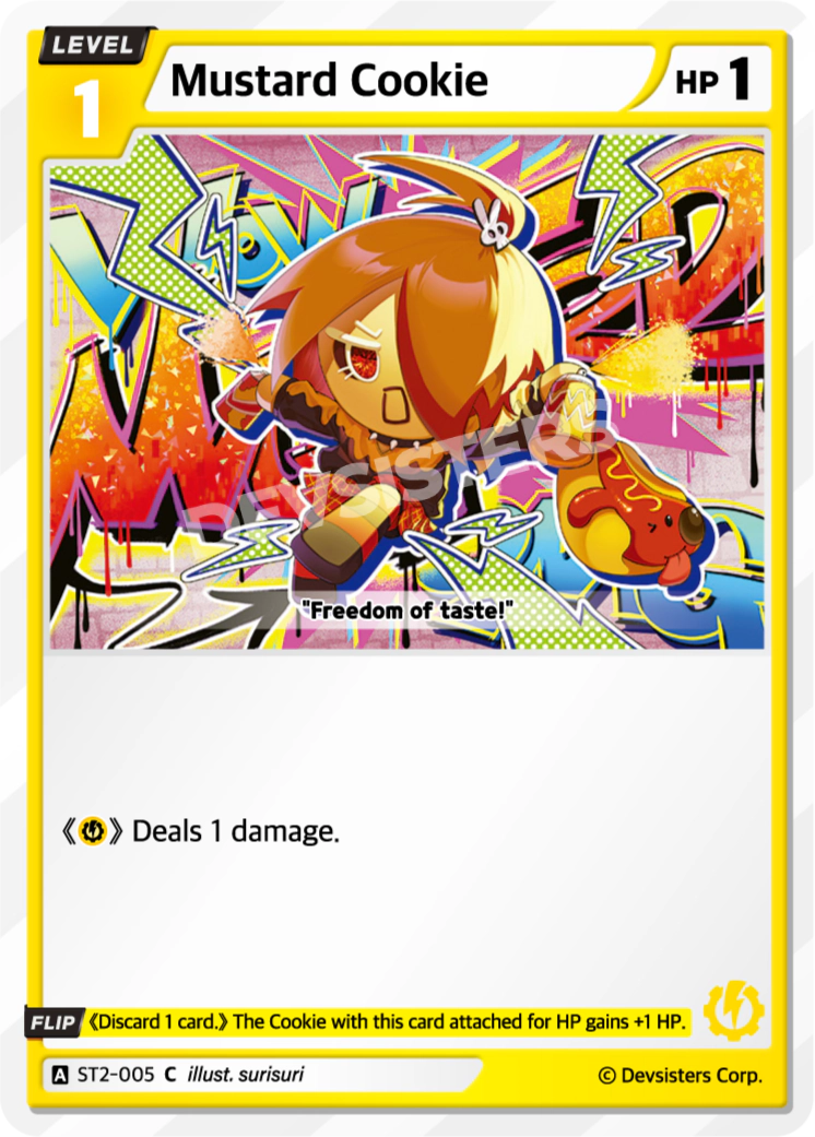 Image for Mustard Cookie (ST2-005) (ST2) - CookieRun: Braverse TCG