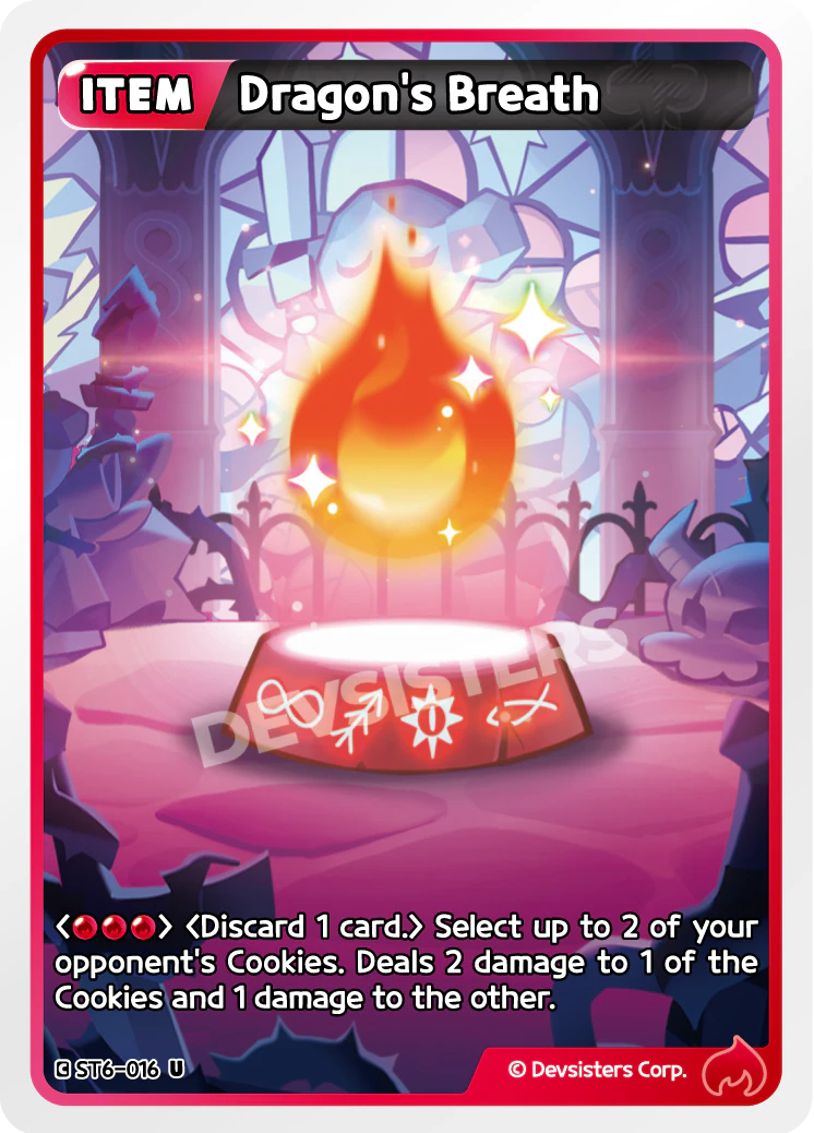 Image for Dragon's Breath (ST6-016) (ST6) - CookieRun: Braverse TCG