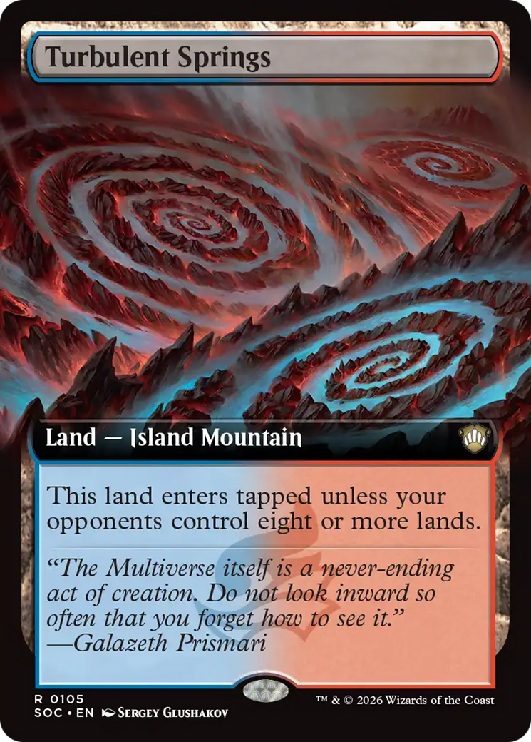 Sources tumultueuses (Extended Art) [Commander : Les secrets de Strixhaven]