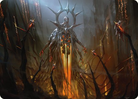Solphim, Dominus de la Fureur carte artistique [Phyrexia : Tout sera un – Série artistique]