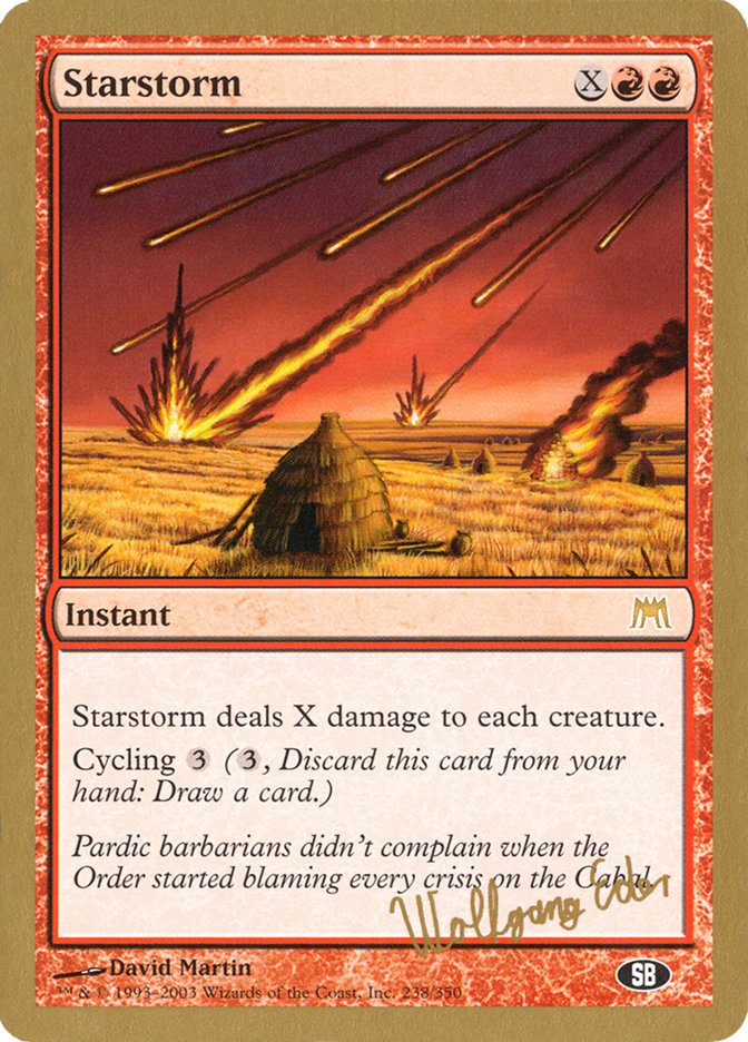 Orage stellaire (Wolfgang Eder) (SB) [Deck des Championnats du Monde 2003]