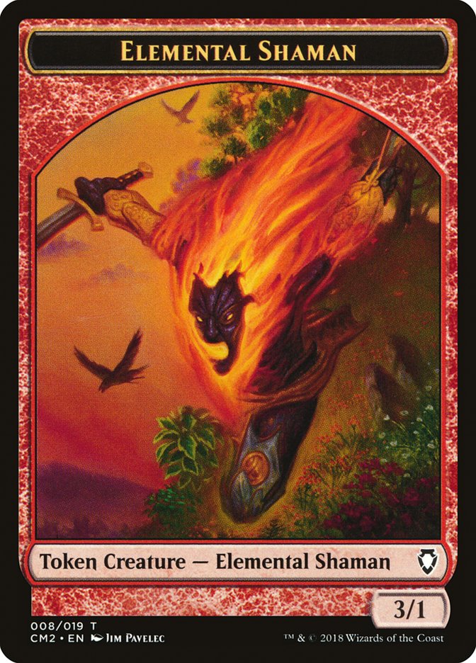Elemental Tótem Chamán [Commander Anthology Volume II Tokens]