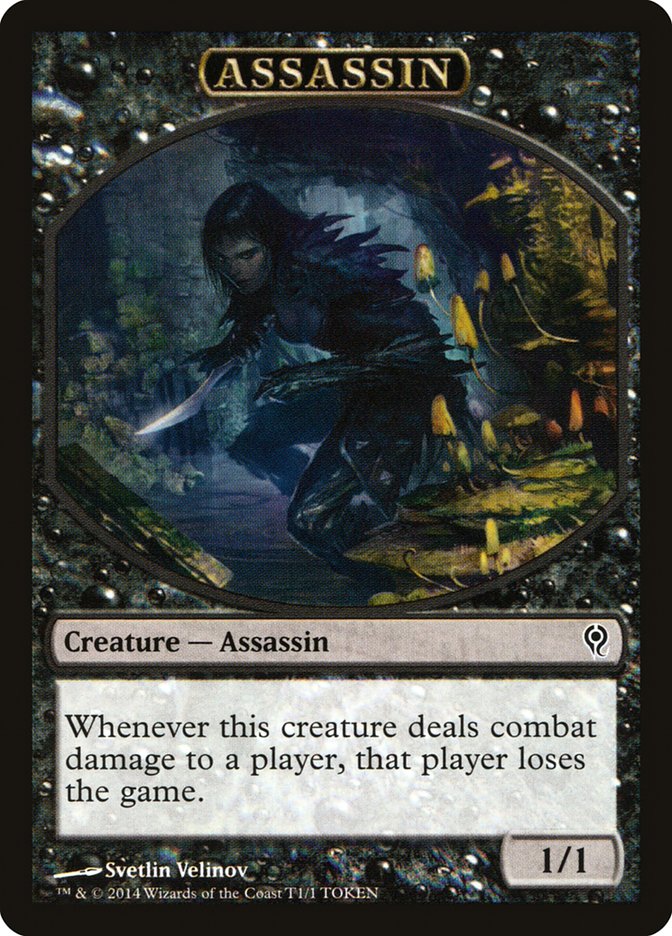 Ficha de asesino [Duel Decks: Jace vs. Vraska Tokens]