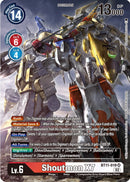 Shoutmon X7 [BT11-019] (Arte Alternativo) [Fase Dimensional]