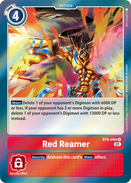 Escariador Rojo [BT6-094] [Doble Diamante]