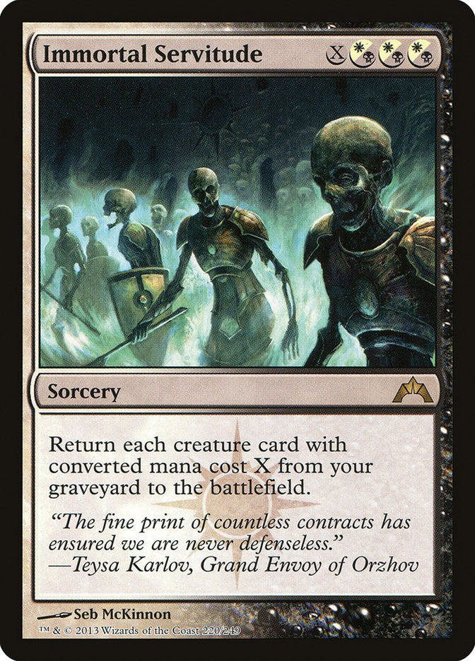 Servitude Immortelle [Retour sur Ravnica]