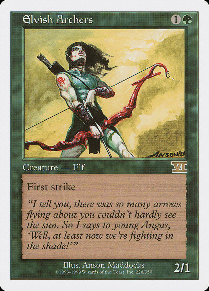 Archers Elfiques [Sixième Édition Classique]