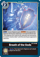 Aliento de los Dioses [BT3-105] [Edición Limitada de Lanzamiento Ver.1.5]
