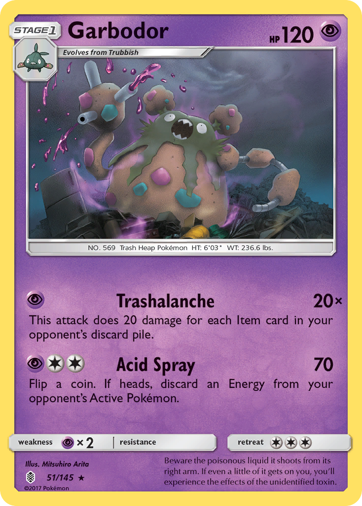 Garbodor (51/145) [Soleil et Lune : Gardiens Ascendants]