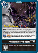 ¡Mejora de Memoria del Orgullo! [BT7-105] [Cartas de Pre-lanzamiento de Next Adventure]