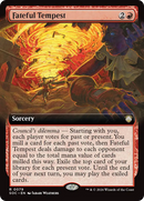 Tempestad fatídica (arte extendido) [Commander de Secretos de Strixhaven]