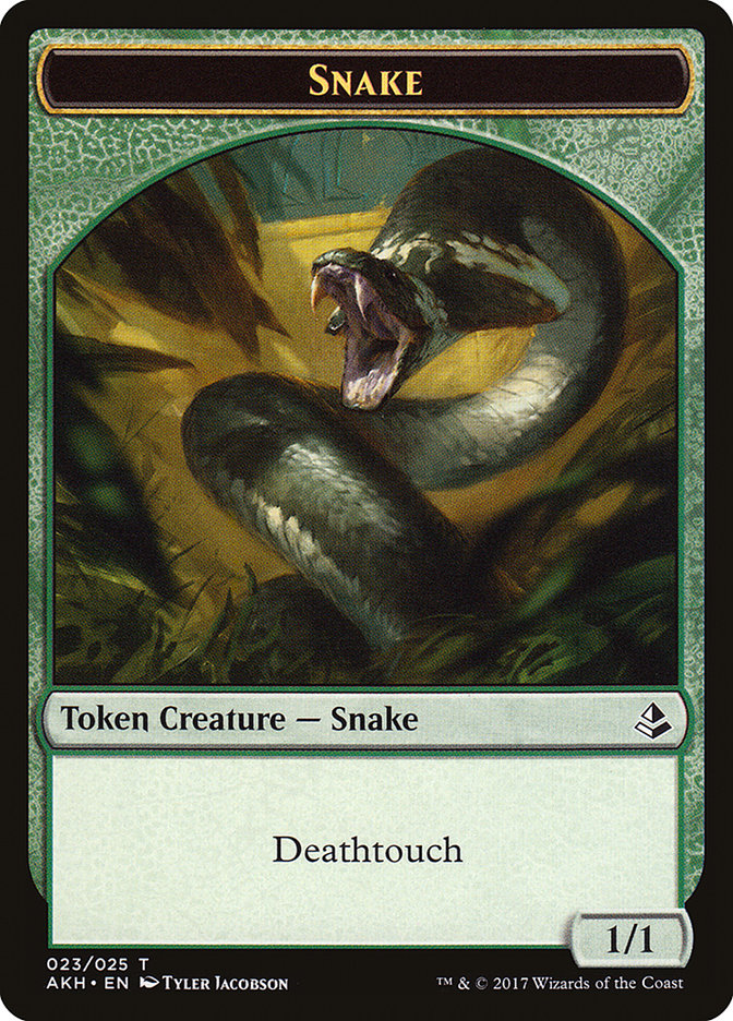 Duelista Corazón Puro // Ficha de Serpiente de Doble Cara [Tokens de Amonkhet]