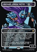 Shredder, Maître de l'Ombre (Sans bordure) (Feuille de Reflux) [Commandant Tortues Ninja]
