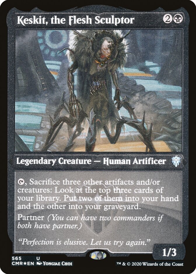 Keskit, sculpteur de chair (gravée) [Commander Legends]