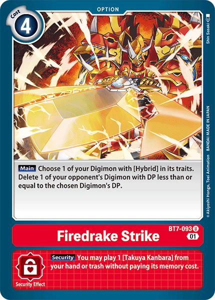 Golpe de Firedrake [BT7-093] [Next Adventure]