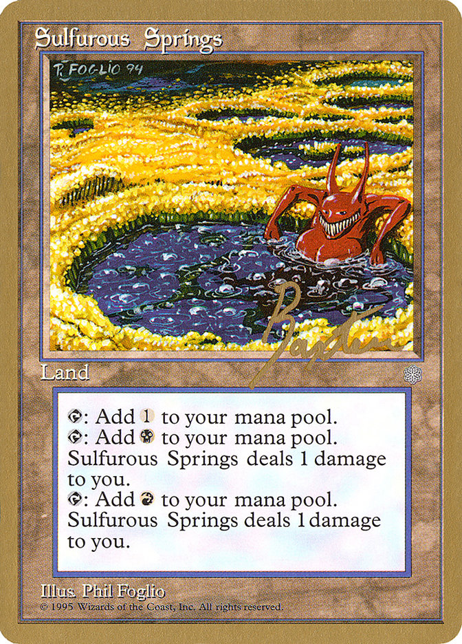 Manantiales sulfurosos (George Baxter) [Colección de coleccionista Pro Tour]